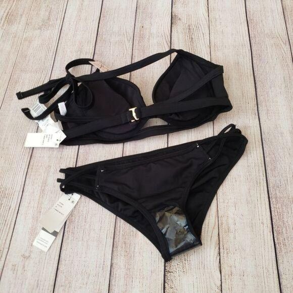 NWT Sundazed Scarlet Sasha Halter Bikini Top and Bottom Set - Picture 6 of 9